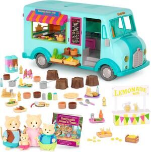Li'l Woodzeez Food Truck and Figurines Deluxe Playset: 107-Piece Vehicle NWT